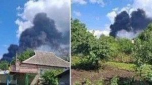 🇷🇺🔥🇺🇦 Пылают АЗС врага в оккупированном Славянске