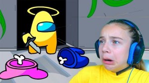 играю в *АМОНГ АС* с СЕСТРОЙ! AMONG US