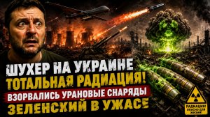 ⚡️💥 ШУХЕР НА УКРАИНЕ ТОТАЛЬНАЯ РАДИАЦИЯ! ВЗОРВАЛИСЬ УРАНОВЫЕ СНАРЯДЫ-ЗЕЛЕНСКИЙ В УЖАСЕ