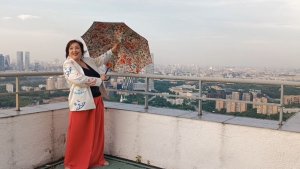 Прогулки по Москве. Пошла в гости в дом на Мосфильмовской,а оказалась на смотровой площадке 39 этажа
