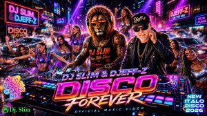 Dj. Slim & Djeff-z - Disco Forever🎵New Vocal Cover HiT🎵NEW ITALO DISCO 2026🎵