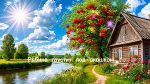 Рябина грустит под окошком... ВИДЕО ПЕСНЯ В ДУШУ