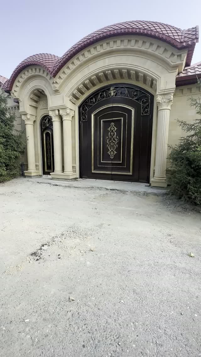 Больше классические ворота установили в Кизилюрт