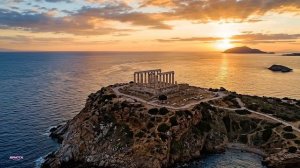 Greece Poseidon Temple Sunset Hypnotic DJ SET ｜ Melodic Techno & Progressive House Mix 2026-
