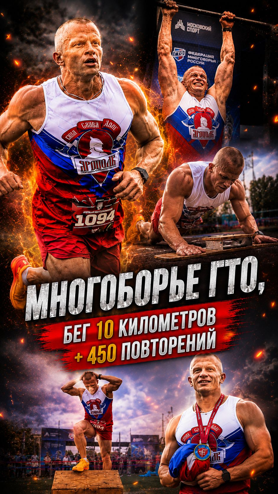 ГЕРОЙ ГТО 🔥 10 КМ + 450 ПОВТОРЕНИЙ! КЛУБ ЯРОПОЛК НА НАРОДНЫХ ИГРАХ ГТО, 04.07.2026