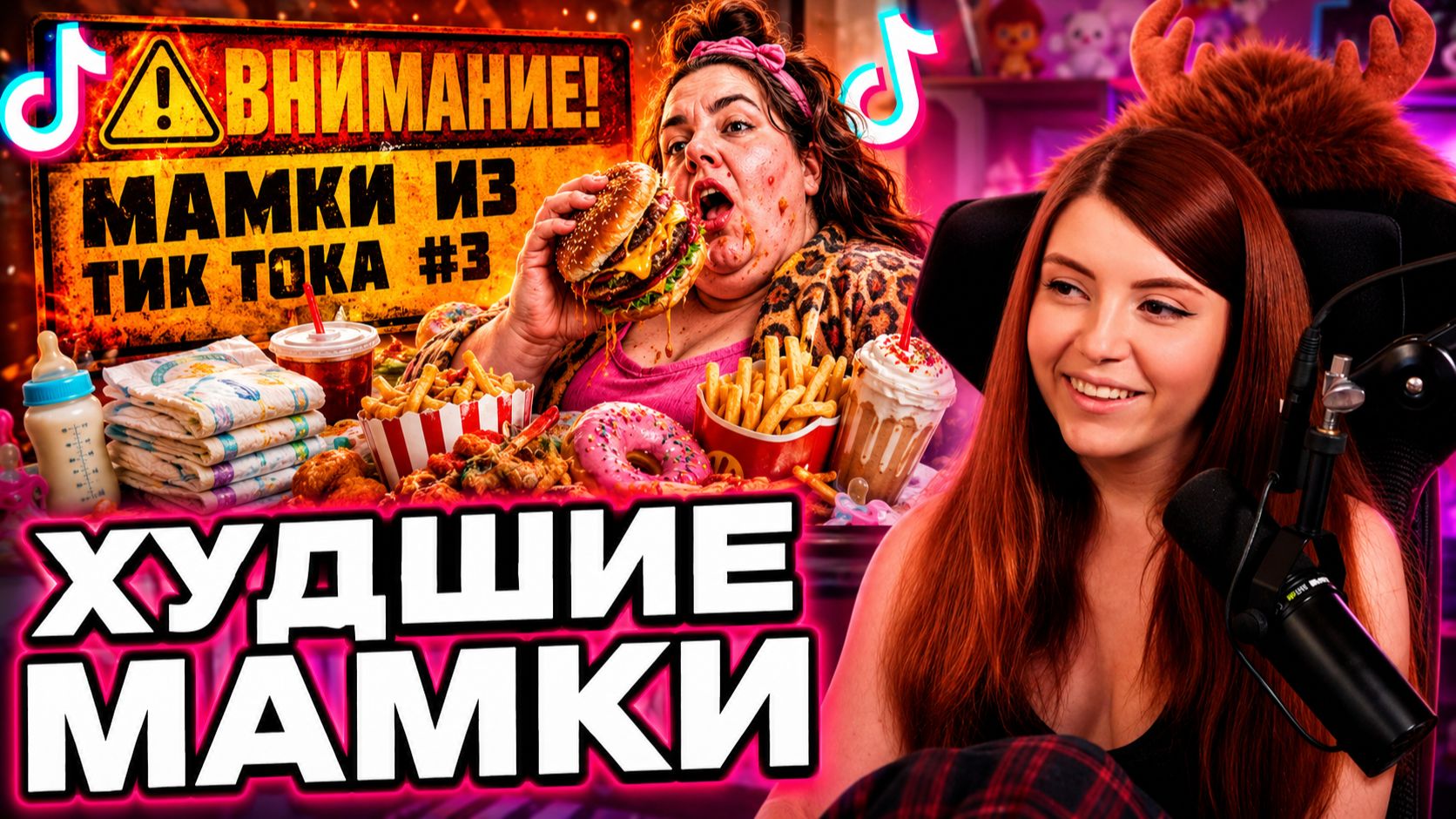 ОЛЯША СМОТРИТ: Самые тyпые яжемамки в TikTok #3 - ДЕТИ БЕЗ КРОВАТЕЙ, СВИНАРНИК и БЕЗРАЗЛИЧИЕ