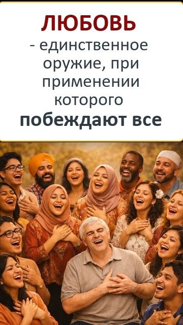 МАТУШКА-ЛЮБОВЬ - единственное оружие, при применении которого побеждают все. Коговорка. ВадиК