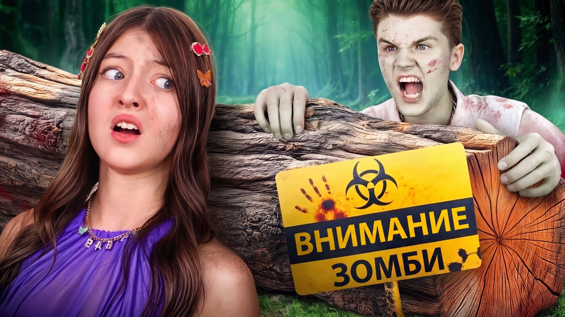 [Тим Тин] - Зомби-Апокалипсис в Реальной Жизни! Мой Лучший Друг — Зомби смотреть онлайн