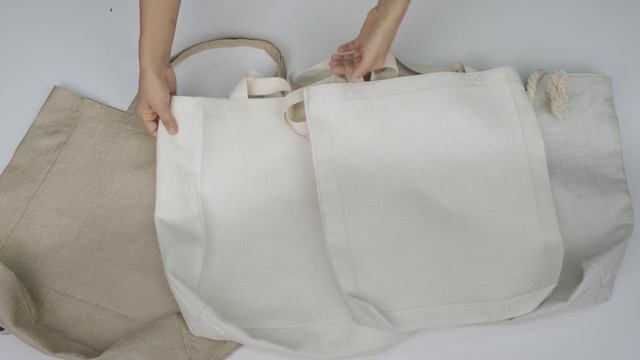 Льняной шоппер Linen Tote Bag и Beach Bag — как сделать сублимацию на totebag