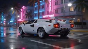 Es 1987, conduces por Miami y no puedes olvidarla ｜ Dark Synthwave Drive