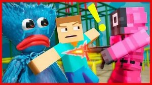 ХАГГИ ВАГГИ — ЗНАКОМСТВО С МАЙНКРАФТОМ! | Poppy Playtime/Minecraft — Анимации на русском