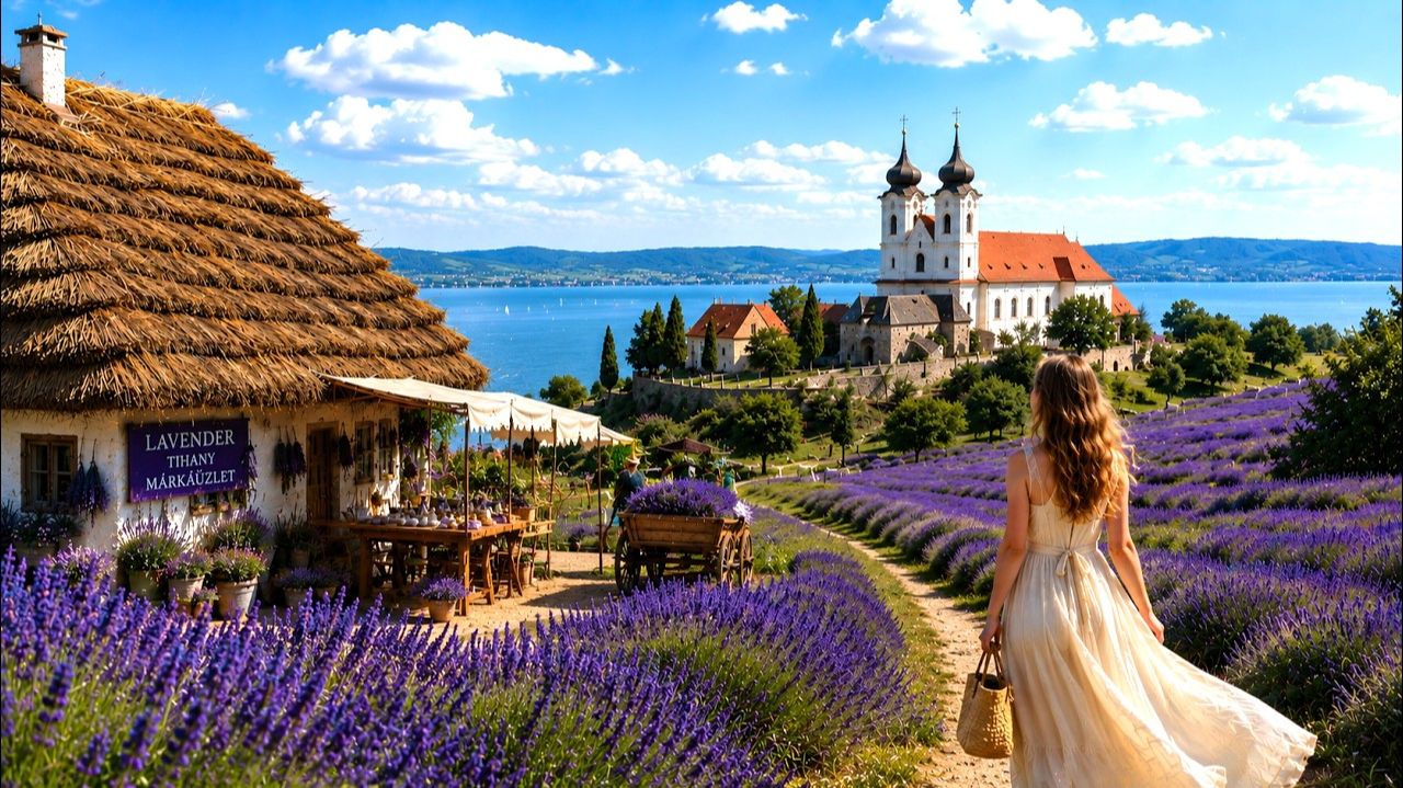 Hungary, Tihany - The Most Beautiful Lavender Village In Europe