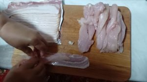 Куриные рулетики.