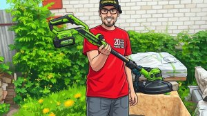 Триммер аккумуляторный Greenworks ST3002, ST3002A3