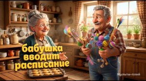 Сериал про кошечку Бусю: 53 серия. Бабушка вводит расписание