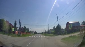 🚗 Движение по посёлку Боровский | 70mai Dash Cam Pro