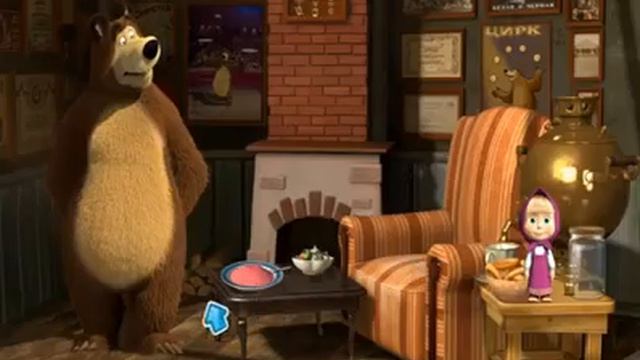 Маша и Медведь Активные игры - 1 Развивающая мультик-игра для детей смотреть онлайн