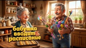 Приключения кошечки Буси: 53 серия. Бабушка вводит расписание