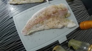 Морской язык в аэрогриле