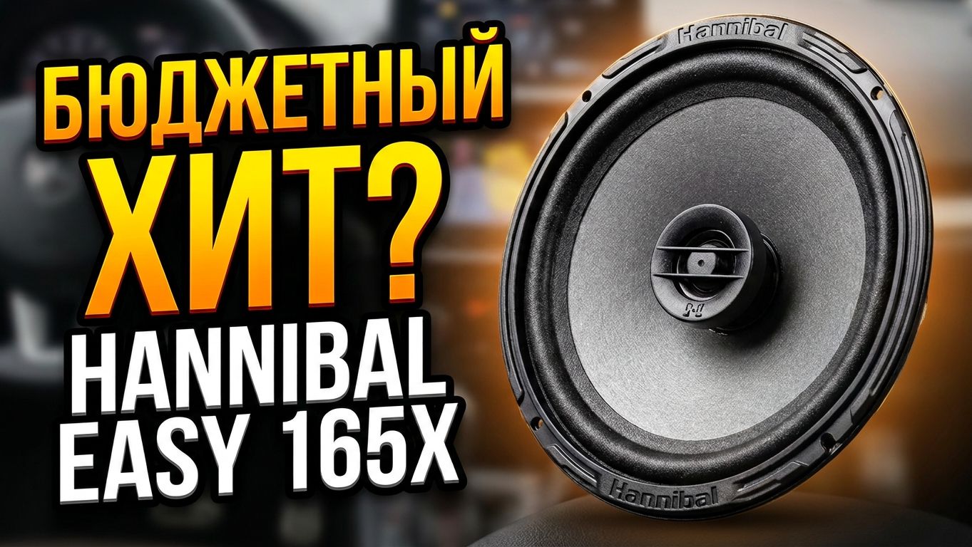 БЮДЖЕТНЫЙ ХИТ? Обзор коаксиальной акустики HANNIBAL EASY 165X смотреть онлайн