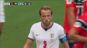 Опасный штрафной в матче Норвегия - Англия, ЧМ по Футболу 2026