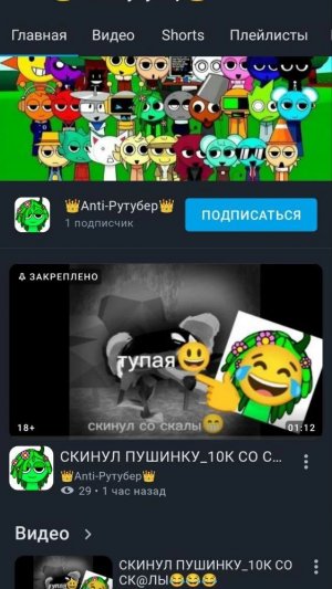 разоблачение на «анти-рутубер»