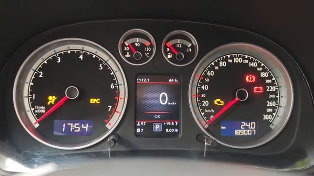 Приборная панель Гольф 4 w8. Тест стрелок 2.0 смотреть онлайн