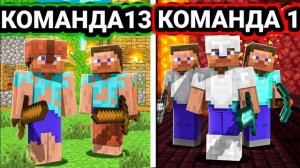 100 Игроков Участвуют В Голодных Играх в Minecraft… ФИНАЛ