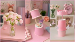 10 МИЛЫХ МИНИ-ИДЕЙ ДЕКОРА СТОЛА своими руками, ВАМ ПОНРАВИТСЯ - #diy #deskdecor