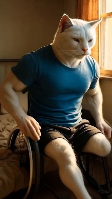 прикольный рыжий кот