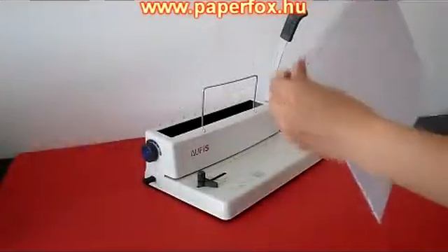 Офисный переплётчик металлической пружиной двойная петля Aufiss TD460GSY 3_1