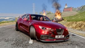 Аварии с потерей управления – BeamNG/Drive