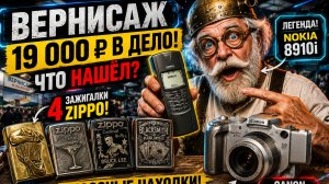 Купил легенду! Nokia 8910i, Zippo и Canon с барахолочки Вернисаж.