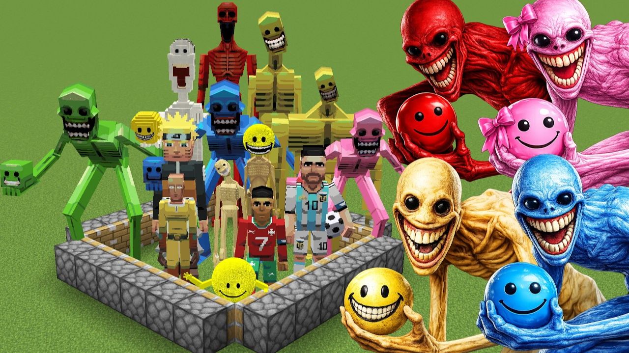 Все новые мобы Creepypasta объединены в Minecraft смотреть онлайн