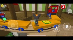Играем с папой в супер медведя