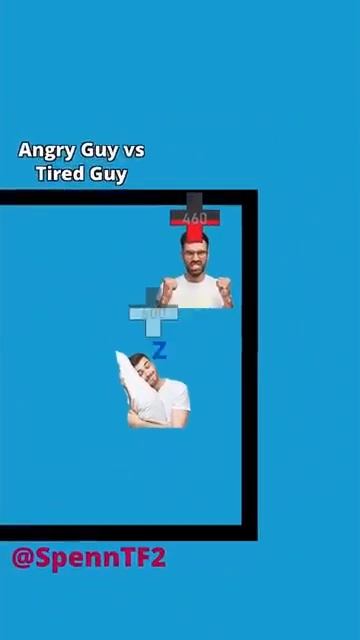 Angry Guy vs Tired Guy