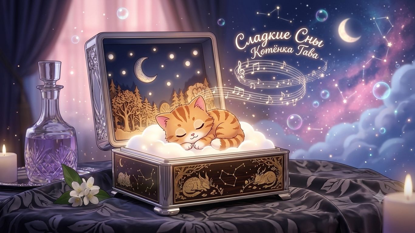 Колыбельная для Быстрого Сна 🌌 Музыка для Глубокого Расслабления и Снятия Стресса (Котёнок Гав)