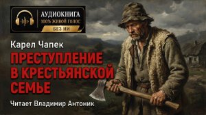 «Преступление в крестьянской семье». Карел Чапек. Аудиокнига. Читает Владимир Антоник.