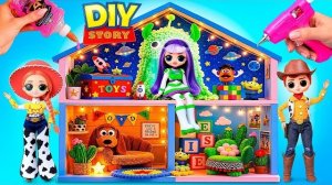 Лали Строит Домик для Героев  из Истории Игрушек! ЛалиМир DIY-поделок