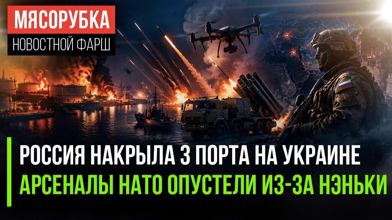 Россия ударила по морской логистике ВСУ! НАТО лишился запасов из-за Украины! смотреть онлайн