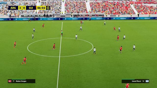 Футбол 2026. Матч Аргентина - Швейцария [Футбольный симулятор eFootball 2023] смотреть онлайн