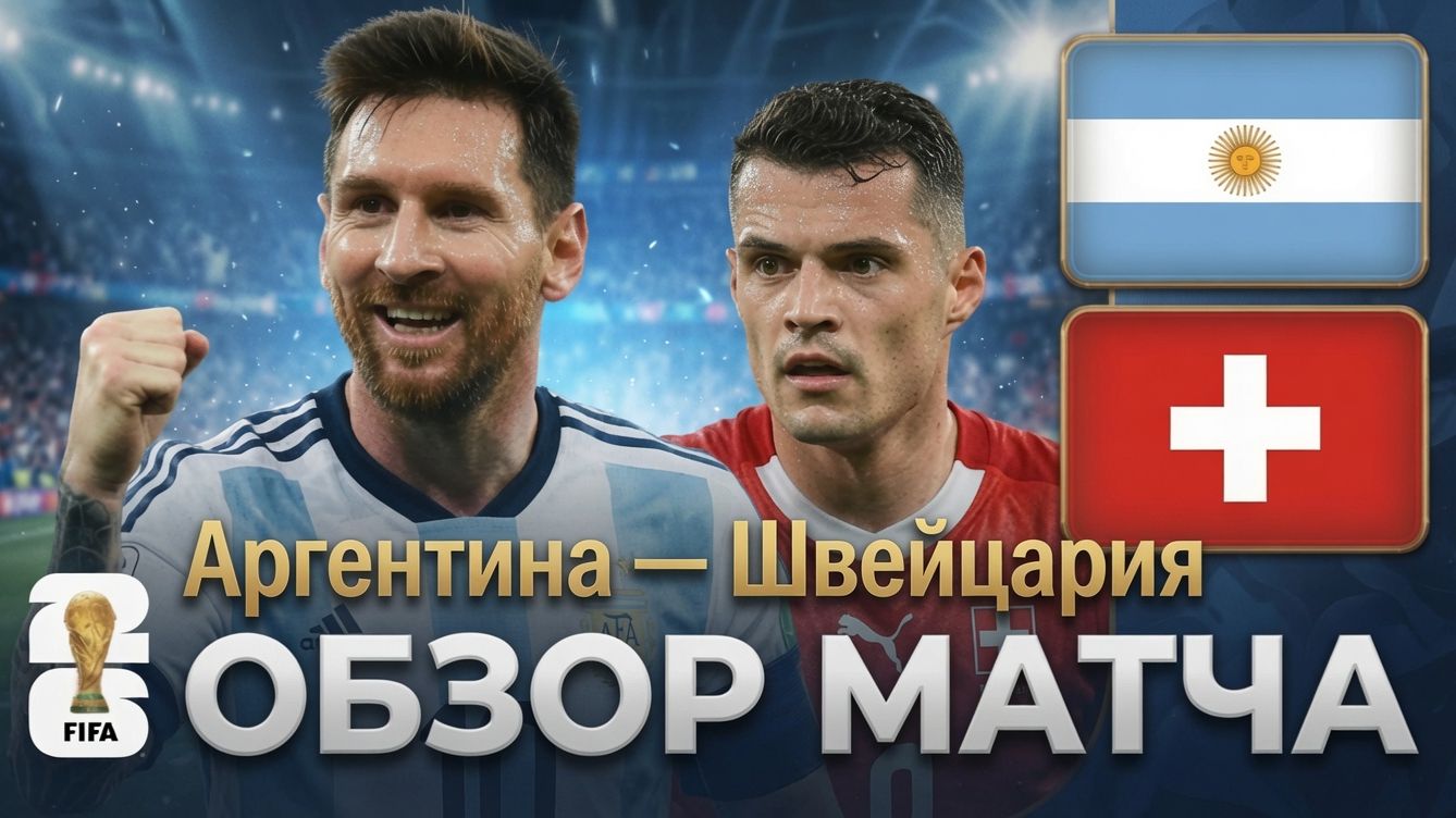 Аргентина – Швейцария | Обзор матча | ЧМ 2026 смотреть онлайн