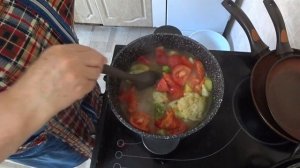 Овощной СУП-пюре. Что может быть лучше овощей для диабетика 2 типа. Это ооочень вкусно 👍🍅🥒🥦