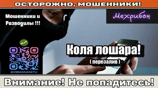 Мошенники звонят по телефону _ Коля лошара! ( перезалив ). смотреть онлайн