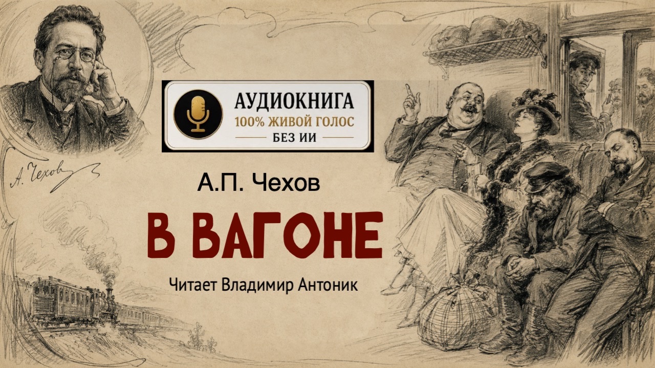 «В вагоне». А.П. Чехов. Аудиокнига. Читает Владимир Антоник