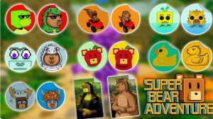 МИР ДИНОЗАВРОВ - ВСЕ НОВЫЕ НАКЛЕЙКИ Super Bear Adventure/Приключения Супер Медведя