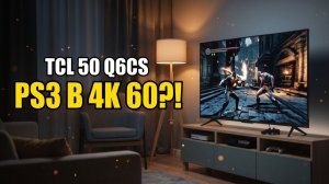 Телевизор TCL 50 Q6CS: Старая PS3 Выдаёт 4K 60 Кадров