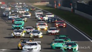 Автоспорт DTM. Музыкальный клип. AI Алиса генерирует.