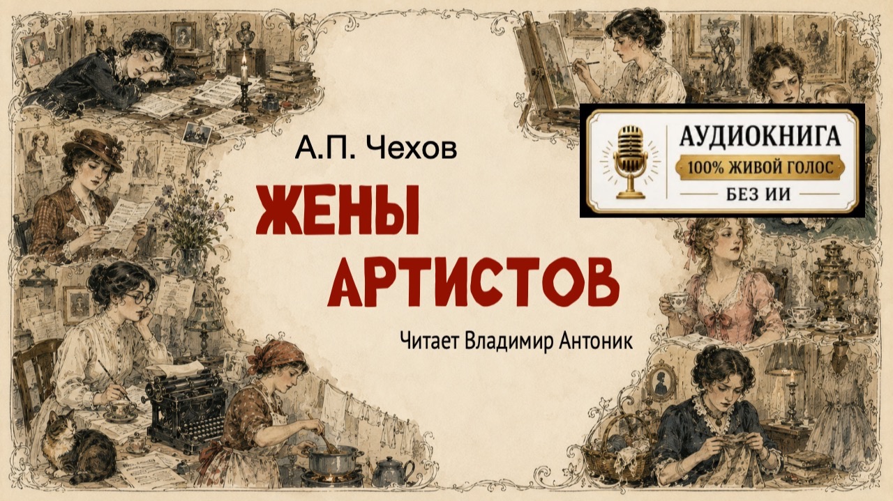 «Жены артистов». А.П. Чехов. Аудиокнига. Читает Владимир Антоник