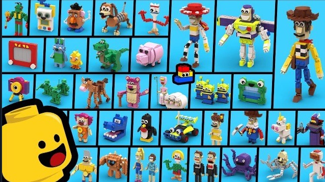 ЛЕГО ИСТОРИЯ ИГРУШЕК- ДЕЛАЕМ ВСЕХ ПЕРСОНАЖЕЙ LEGO